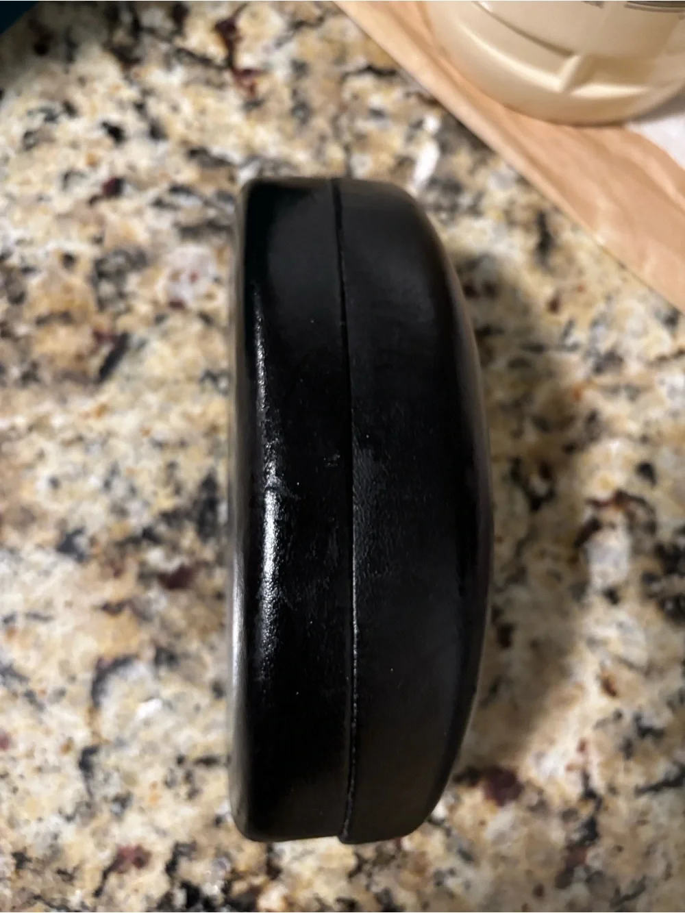 Gucci Black Embossed Leather Sunglasses Case - unisex